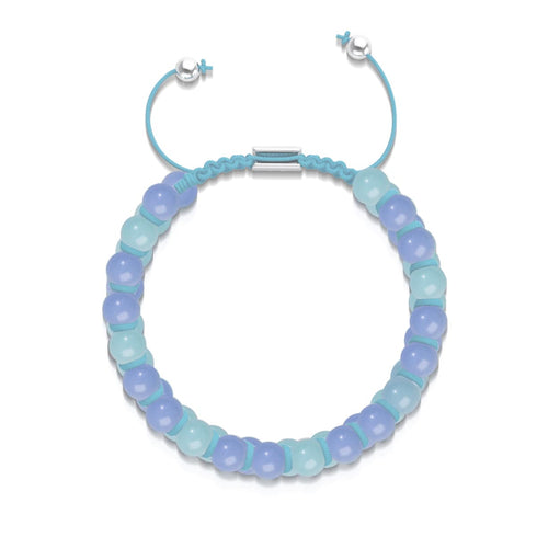 Azurblau x Ultramarin | Lumos Keramik | Vitality Makramee Armband